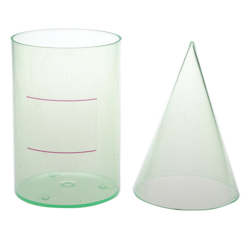 Cylinder Cone Volume Demonstration Kit for Mathematic Teaching Aid - Large