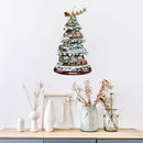 Christmas Tree Glass Showcase Waterproof Wall Crystal Window Stickers (B)