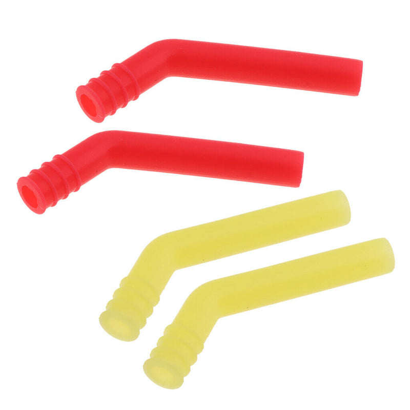 4Pieces RC Exhaust Tube Extension Muffler for 1:8 1:10 Scale Nitro Power RC