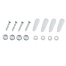 New Wall Mounted Towel Shelf Rail Storage Rack Holder H Hook Bathroom Hotel W8N4