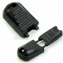Hot 20 Pcs Black Paracord Plastic Zippers Pull Replacement Cor Sport Outdoor T*