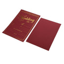 2pcs Set Wedding Day Evening Invitation Cards Wedding Party Reception Gifts