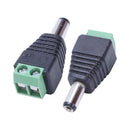 40 Pcs DC Power Cable Female Male Plug Connector 5.5mm x 2.1mm for CCTV Cam H9L6