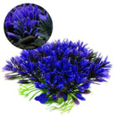 Fish Tank Aquarium Decor Accessories Artificial Water New Plan Grass Purple K7A6