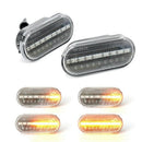 Car Dynamic Water Light Led Foliate Turn Signal For Volkswagen Bora Golf 3