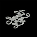 Brief greeting words thank you Metal Cutting Dies DIY Photo Album Craft FT