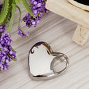 Lovely Heart Glossy Pendant Memorial Ash Glossy Screw Open Stainless Steel