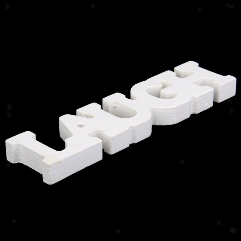 1-10 Wooden Table Numbers with Holder Base & 6 Pieces White Wooden Sign for