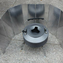Outdoor Camping Picnic Cooker Gas Stove Fold 10 Plates Wind Shield Screen Si A