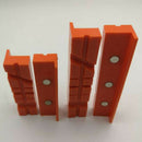 6 inch Magnetic Bench Vice Jaw Pad Multi-Groove Vise Holder Grips Heavy Dut G1K3