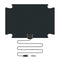 120 Miles Range High Gain 25dB VHF/UHF Indoor HDTV Digital Signal Antenna #gib