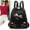 Fall Oxford Cloth Backpack Girls Backpack Animal Print Soft Shoulder Bag A