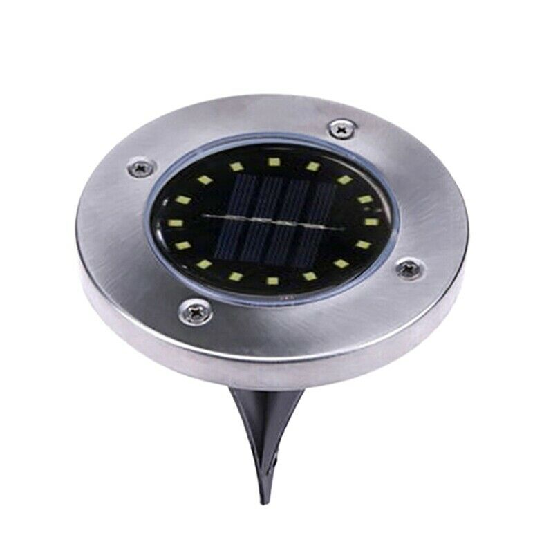 Solar Power Buried Light Ground With 16Led 2V/100Ma Lamp Outdoor Path Garde