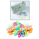 100pcs Acrylic Chain C Links Buckle Open DIY Jewelry Findings Accessories