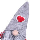 Love Cap Faceless Land God Shape Pendant Christmas Accessories (Grey)