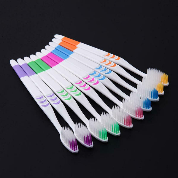10pcs/pack Professional Soft Toothbrushes Mouth Clean Nano Oral Care Brush A#S