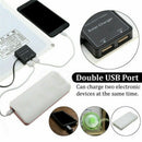 30W 12V Dual USB Flexible Solar Panel Kit Crocodile Clip Outdoor Car Charge