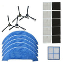 Robot Vacuum Cleaner Hepa Filter Side Brush Mop for Ilife V8 V8S X750 A7 X8