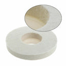 4" 100mm Round Polishing Buffing Wheel WOOL FELT Polish Polishers Pad Pads