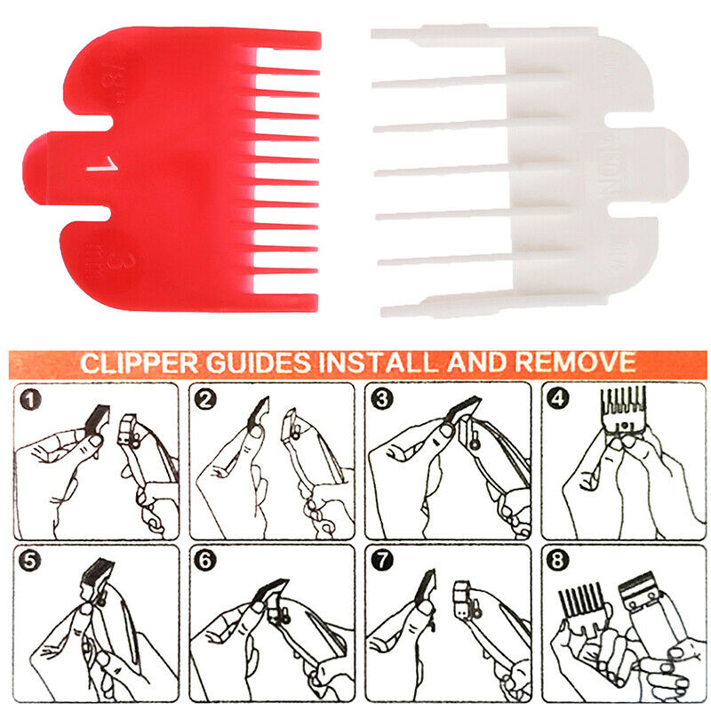 2pcs 1.5mm 3mm Electric Hair Trimmer Shaver Cutting Limit Guide Comb Tool  Hn