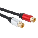 3.5mm Male to 2RCA Female Stereo AUX Audio Cable Y Adapter for Tablet PC A
