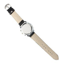 Wristwatch Quartz Black dial Roman numerals PU Bracelet for Men
