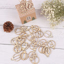26PC Letter Tag A-Z Name Surname Xmas Advent Calendar Christmas Gift Box LabelOZ