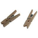 100PCS New 2.5cm*0.3cm Mini Natural Wooden Cloth Photo Paper Peg Clothespin
