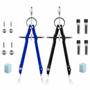 Professional Compass with Lock, Compass for Geometry, 6inch Spring Bow Comp