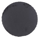 Turtle Dish for Reptile Amphibians Food Bowl Natural Rock Plate Black Circular