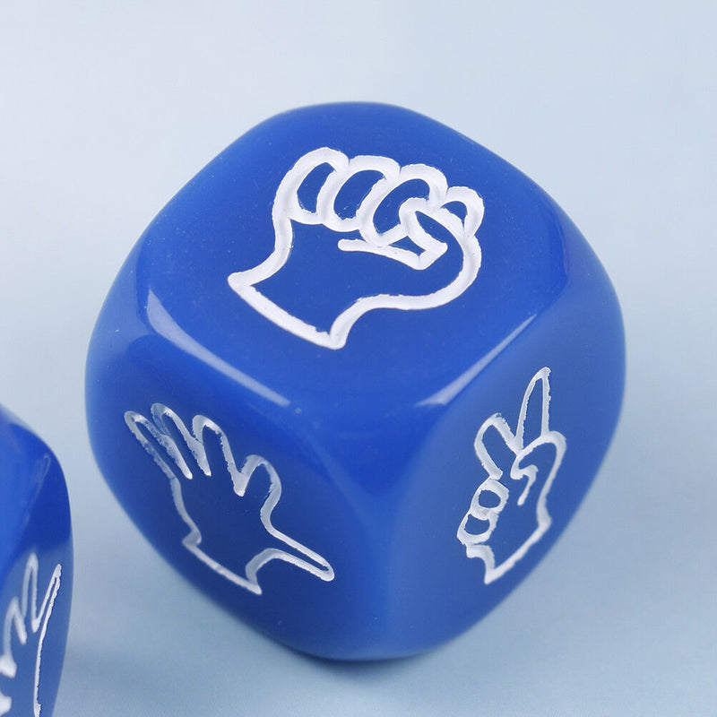 Drinking Game Dice Rock Paper Scissor Finger-Guessing Gambling 6-Side 20Mm ToyJR