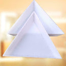 Triangle Plate Manicure Tool DIY Nail Art Decoration Plate Dotting Rhinesto K3X4