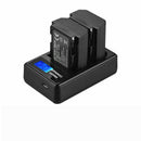 Np-Fz100 Usb Lcd Display Dual Port Battery Charger For So-Ny A7Iii A9 A7Rii