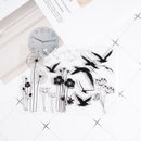 Dandelion Wild Goose Silicone Clear Rubber Stamps Seal Scrapbooking Album Card