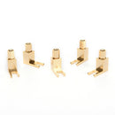5x Banana to Spade Adapter Plug Speaker Cable Connector 4MM  A lj