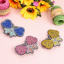 3pcs DIY Full Drill Diamond Painting Hair Clip Butterfly Women Girl Hairpin