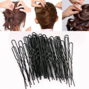 45Pcs Long 6.0CM U Black Hair Bobby Pins Grips Hair Clip Confidence HOT-AU Y6L9