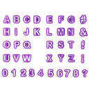 40pcs English Letters Plastic Mold Fondant Cake Decoration DIY Baking Tools