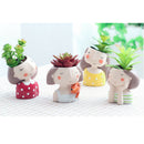 4pcs Pot Succulent Planter Pot Small Planter Home Desktop Garden Decoration