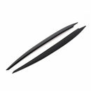 For VW Golf 7 MK7 Black Headlight Eyebrow Eyelids Cover Trim Decor 2 PCS