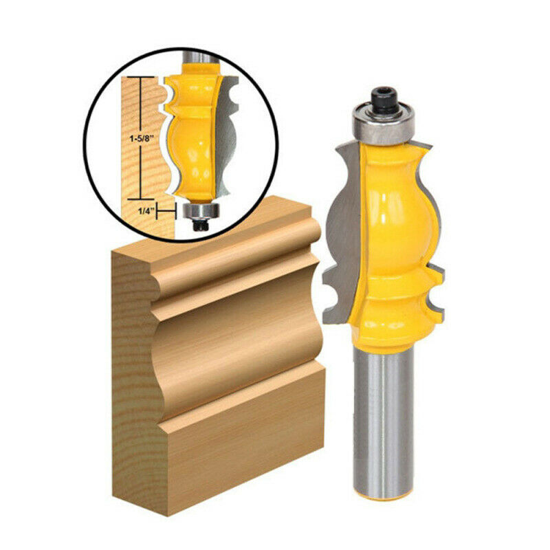 1/2" Shank Fish-shaped Router Bit Carving Mold Mill Cutter Woodwork Tool  adgdfa
