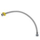 0.5M 1/2 NPT Thread Braided Shower Hose Water Heater Connector Pipe Tube I4C9