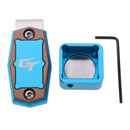Magnetic Billiard Chalk Holder Pool Cue Sticks Accessory with Clip Blue