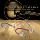 Guitar Effect Pedal Connection Cable 6.35mm Mono Male to Male Copper Braid Wire