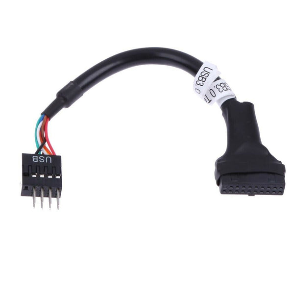 20/19 Pin USB3.0 Female to 9 Pin USB2.0 Male Motherboard Cable