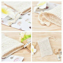 Shower Bath Sisal Soap Bag Natural Sisal Soap Bag Exfoliating Soap Saver Po