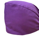 2Pcs Unisex Scrub Turban Cap Sweatband Nurse Bouffant Working Hat Head Cover