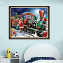 Christmas Train 5D DIY Full Drill Diamond Painting Cross Stitch Home Decor