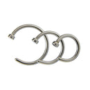Fashion Unisex Surgical Steel Nose Screw Ring Hoop Body Piercing Stud JewelryJ3C