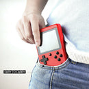 Classic 500 Games Video Player Rechargeable Handheld Game Console (Red)